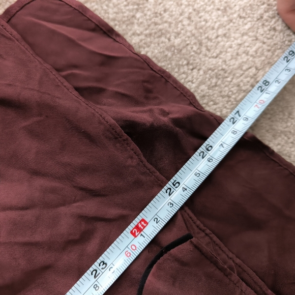 NWT Aritzia Wilfred Murol Preppy Oversized Sleek Truffle Black Pipping Shirt M - Picture 9 of 11